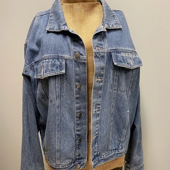 Big Dogs 2000 jean jacket size Large denim - Picture 3 of 11